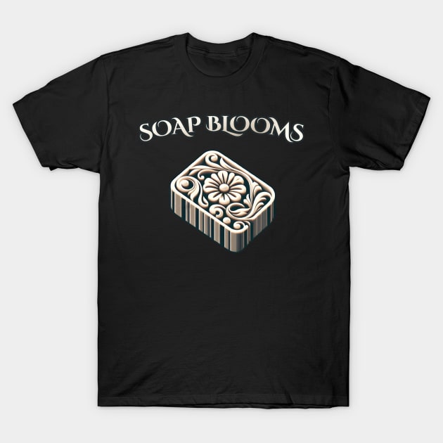 Soap Blooms, Flowers Soap Carving T-Shirt by ThesePrints